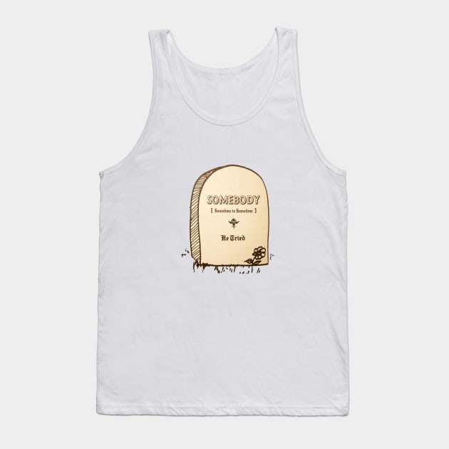 Gravestone of Kilgore Trout Tank Top by Dundua